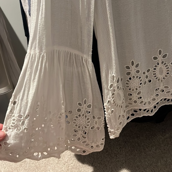 Anthropologie white blouse - Picture 2 of 4